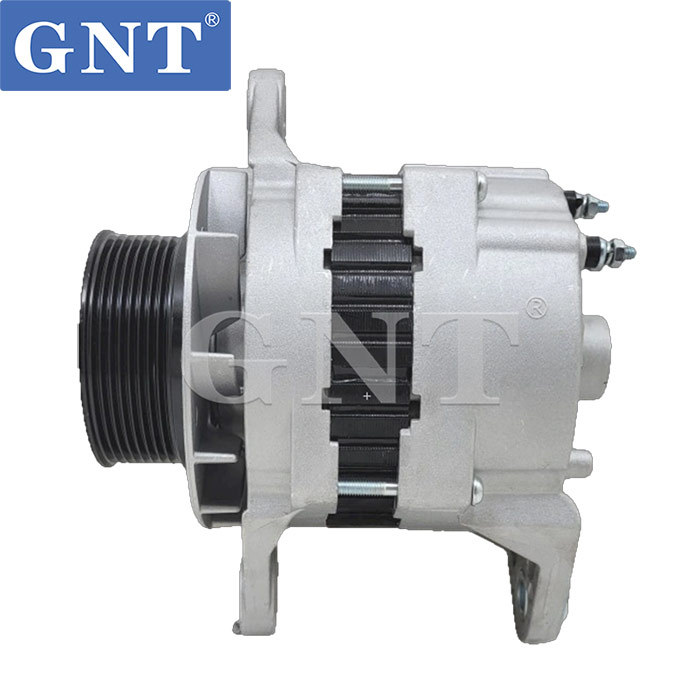 24V 80A Alternator compatible with DAEWOO DH220-5 Engine CAL50611 CAL50611AS CAL50611ES CAL50611OS CAL50611RS 102203510 25029007 RF229091691