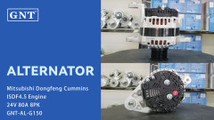 24V 80A GNT Alternator compatible with Dongfeng Cummins ISDF4.5 Engine 3145609 5625968 5662929 AVIH2812 AVIH2812VPP