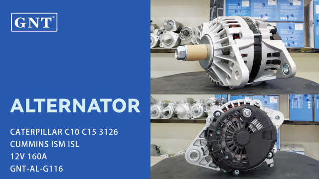 12V 160A Alternator compatible with CUMMINS ISM ISL Engine 110555JHO 110803 8LHA2057V 8LHA2057VA 8LHA2057VGH 8LHA2070 8LHA2070V 8LHA2070VE