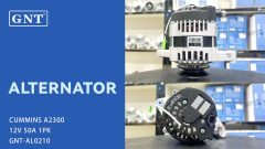 12V 50A 1PK New Alternator compatible with CUMMINS A2300 Engine 4900974 HN4101000DA2 220236 A293298
