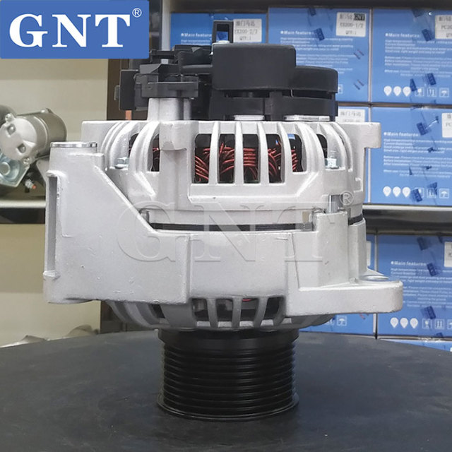 24V 110A Alternator compatible with MAN D2066LF13 Engine 51261019246 51261019268 51261019270 51261019305 081046590