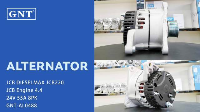 24V 55A Alternator compatible with JCB220 Engine 32008611 32008650 32008678 32008678S MG623 MG69