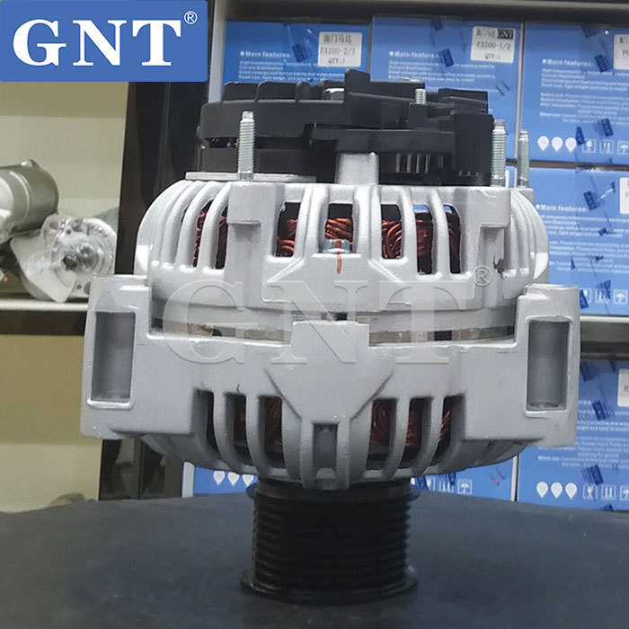 12V 200A Alternator compatible with JOHN DEERE 6068HL497 Engine CAL10414AS AT384632 RE210793 RE554472 RE555751 SE501834