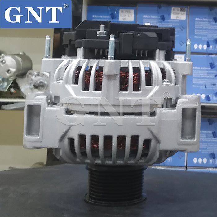 24V 100A GNT Alternator compatible with JOHN DEERE 6090HFC94 Engine 0124655081 0124655189 0124655190 11205186 AAN3217 AT488138 RE538241 RE558676 SE502563