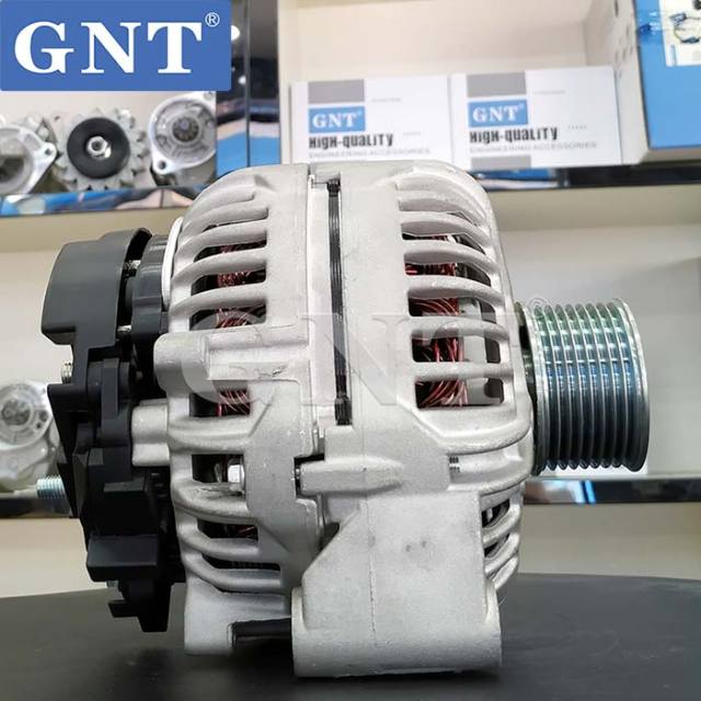 24V 130A Alternator compatible with JOHN DEERE 6135HF 6068HT Engine 0124655080 0124655191 0124655192 RE538907 RE558679 SE502564