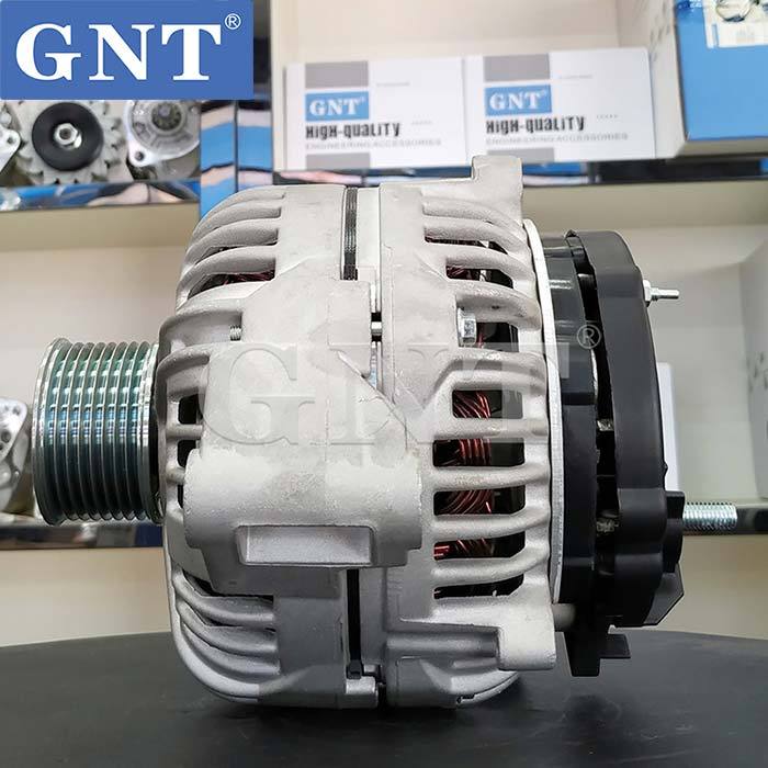 24V 130A Alternator compatible with JOHN DEERE 6135HF 6068HT Engine 0124655080 0124655191 0124655192 RE538907 RE558679 SE502564