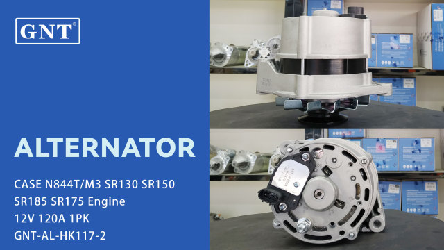 12V 120A Alternator compatible with CASE N844T/M3 SR130 Engine 84281043 11204099 11204635 AAK3852 AAK4919 IA1454