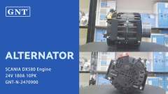 24V 180A Alternator compatible with SCANIA DX580 Engine AVI150P2101HP AVI150P2114HP 2448165 2470900 2572595 2853478 2853484 2905970 2920858 570718