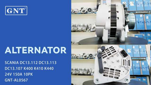 24V 150A Alternator compatible with SCANIA DC13.112 Engine A009TU6499 A009TU6499AM A9TU6499 A9TU6499AM 1794114 1794115 1794784 573012