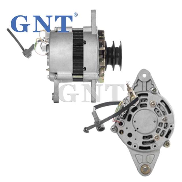 24V 50A 2PK Alternator compatible with Hino EL100 Engine 021425096