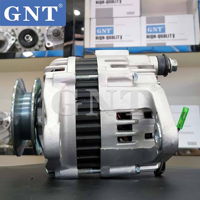 12V 80A GNT Alternator compatible with KOMATSU Backhoe WB140 Engine 114262 CAL20157AS 2506162 LR180763 1-3059-25W 12391077210