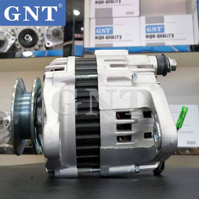 12V 80A GNT Alternator compatible with KOMATSU Backhoe WB140 Engine 114262 CAL20157AS 2506162 LR180763 1-3059-25W 12391077210