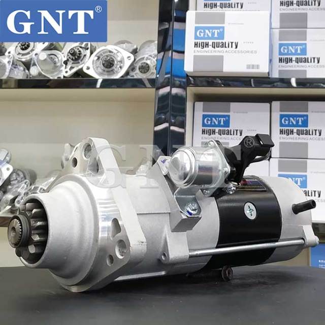 24V 11T Starter motor for RENAULT V.I. Kerax 370.18 10.8 19081014 19081020 19081902 M009T61471 M009T61479 M009T65479 M9T61471 M9T61479 M9T64973 M9T65479