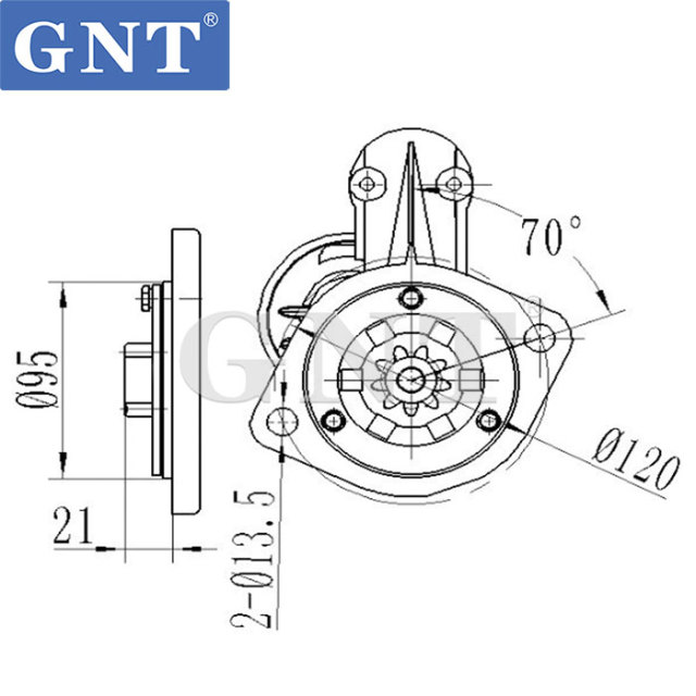 12V 9T Starter motor for ISUZU CAMPO KB 2.2 D KBD27 5811000800 5811000801 5811001111 5811001112 5811001331 8941365070 8944104090 8970848770 110412 F032110412