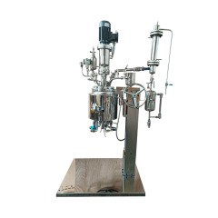 5L lab reactor with adding tank condenser