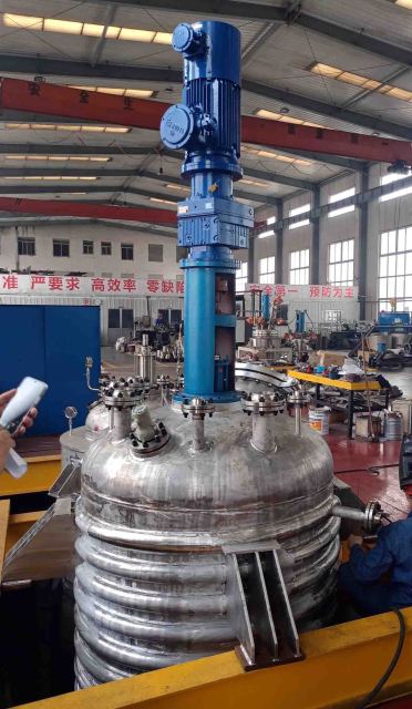 3000 Liters stainless steel limpet coil reaction vessel