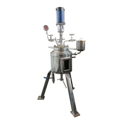 1L glass reactor with thermal oil bath