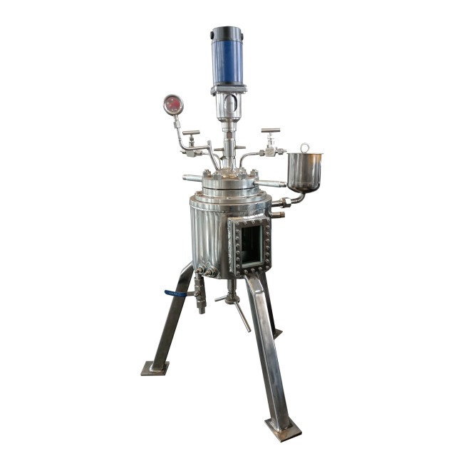 1L glass reactor with thermal oil bath