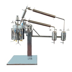 10L esterification reactor with manul flipping device