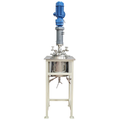 Remote monitoring polycondensation stainless steel reactor 5L