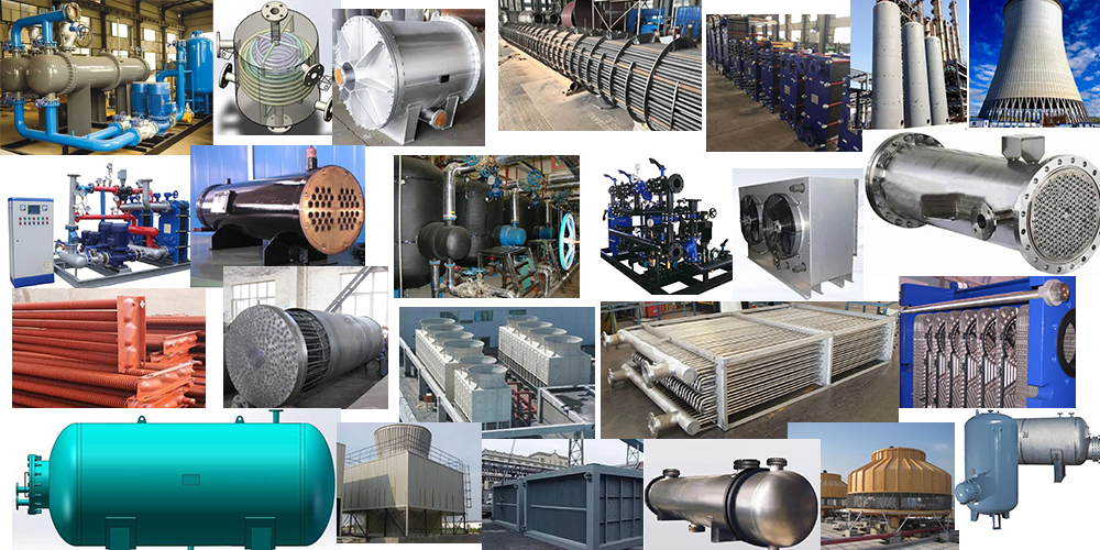 Photos of all kinds of heat exchangers