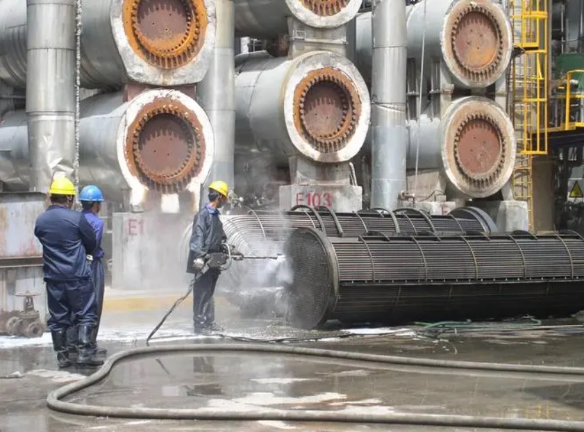 photo of exchanger cleaning
