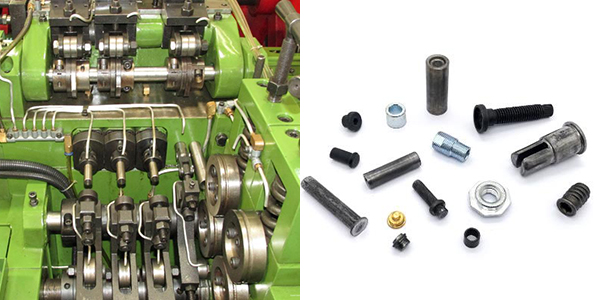 Cold heading machine and end products