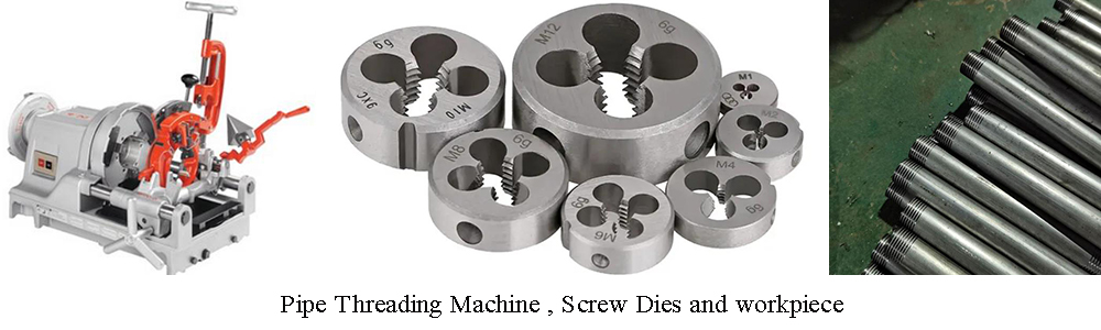 Pipe threading machine