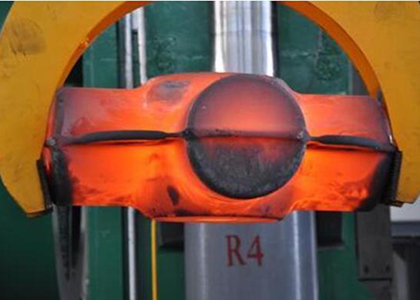 Hammer die forging