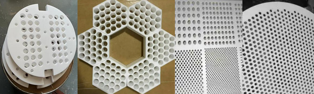 photo of PTFE made into muti holes structures