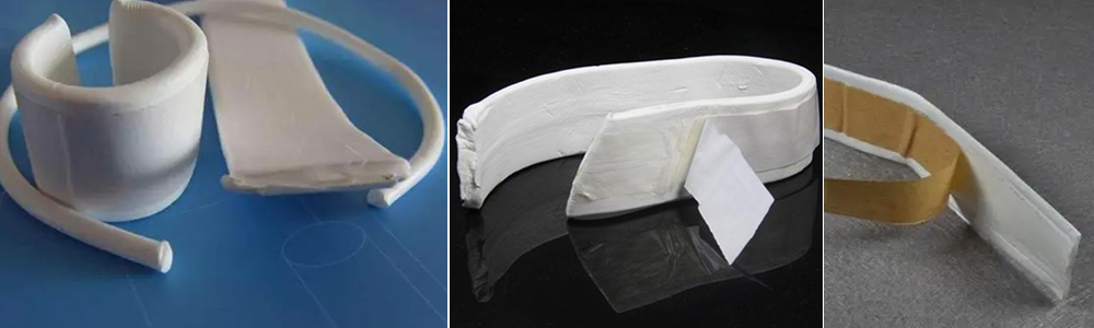 photo of PTFE made into expanded raw material types