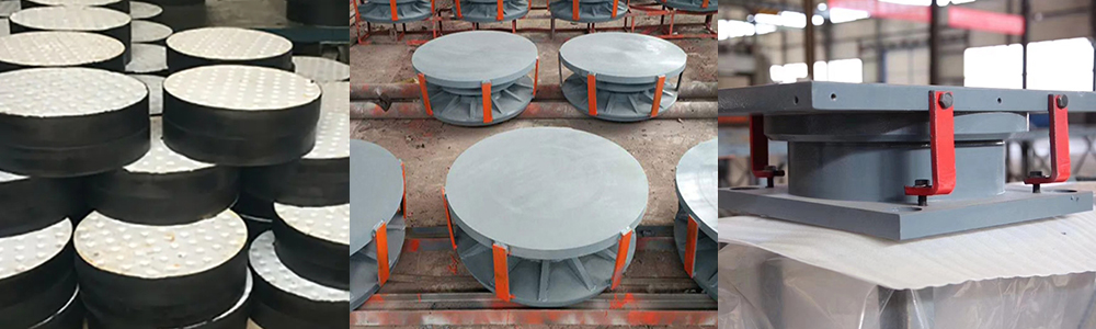 photo of PTFE basin-type rubber bearings