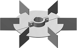 photo of Straight Blade Disc Turbine Paddle