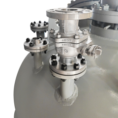 3000 Liters stainless steel limpet coil reaction vessel