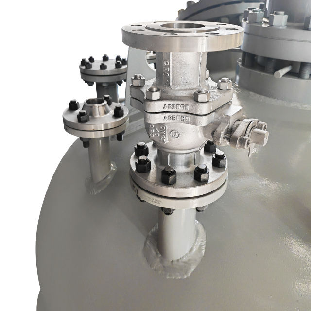 3000 Liters stainless steel limpet coil reaction vessel