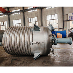 8000L Low speed limpet coil reactor stainless steel for octyloxyglycerol