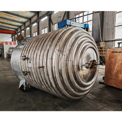 8000L Low speed limpet coil reactor stainless steel for octyloxyglycerol
