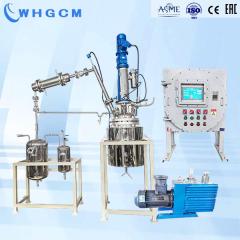 100L duplex stainless steel jacket chemcial distillation reactor system
