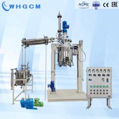WHGCM 100L stainless steel 304 polycondensation reactor with distillation system