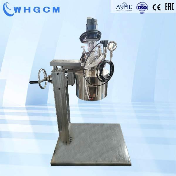 0.25L hastelloy lab reactor with lift device