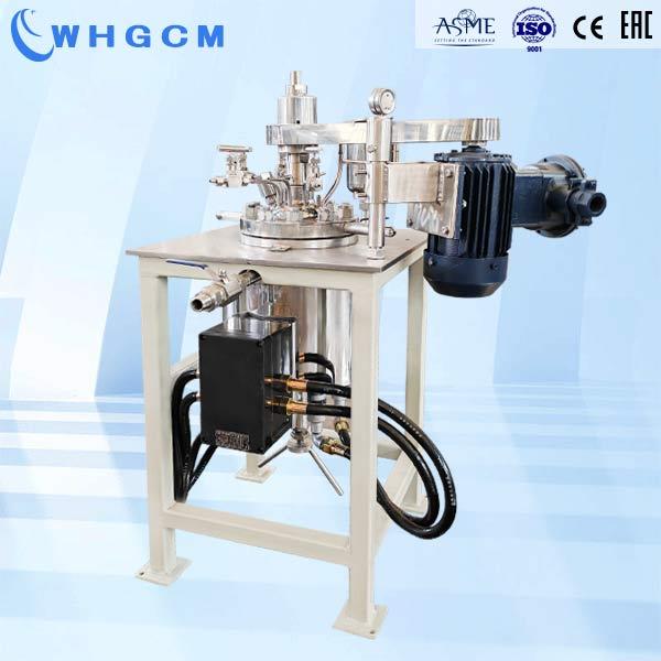 2L Jacketed stainless steel lab reactor intergated with adjustable temperature system for cleaning liquid research