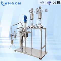 Low pressure high temperature laboratory reactor system for Esterification made by stainless steel