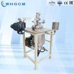 10 liters stainless lab reactor jacked heat with oil bathed