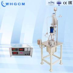 1L vacuum reactor made from stainless steel with distillation parts