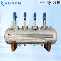 The 20000L horizontal mixing tank made from titanium for hydrometallurgy application