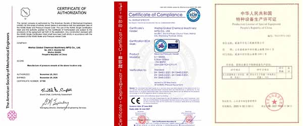 The certificates pictures