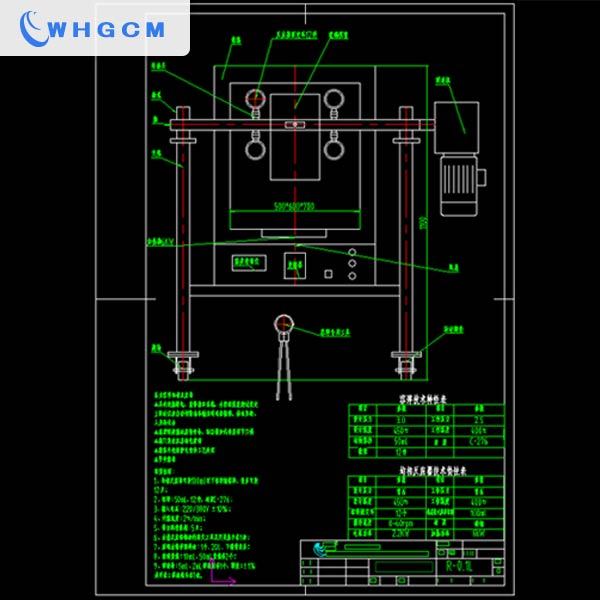 8 rings hydrothermal synthesis reaction rotation machine