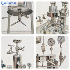5L high pressure lab reactor jacketed