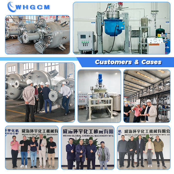 8 rings hydrothermal synthesis reaction rotation machine
