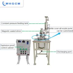 5L high pressure lab reactor jacketed